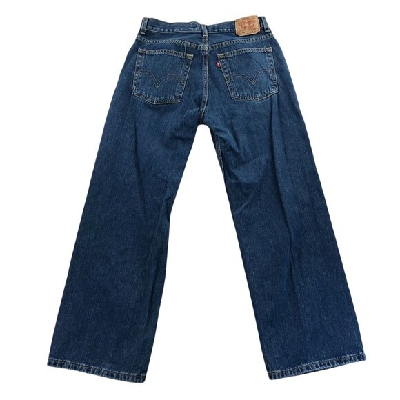 Vintage Levis Womens 569 Jeans Size 18 Loose Straight Classic Blue Denim Casual - Picture 2 of 13